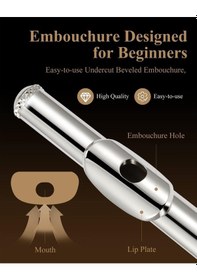 Resim Eastar Efl-2 Yan Flüt Gümüş Kaplama 