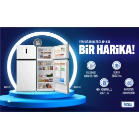 Resim Uğur ES 470 D2K NF DGT R65 463 Lt Üstten Donduruculu No-Frost Buzdolabı 
