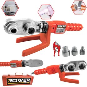 Resim ROWERMAX Rwrx-3026 1200 W Mini Metal Çantalı Isı Ayarlı Prc Boru Kaynak Makinesi Seti 