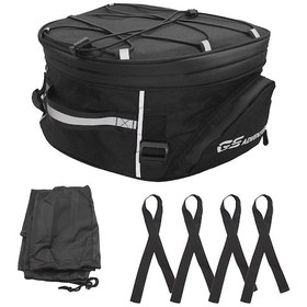 Resim Bmw İçin R1250gs R1200gs F850f750gs Motosiklet Kuyruk Raf Bagaj Kask Çantası 001 