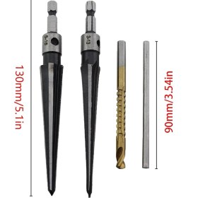 Resim Stellar 1 Set Karbon Çelik Konik Rayba Seti Dört Altıgen Şaft (Yurt Dışından) 