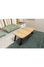 Resim Vivense Milton Katlanabilir Mdf Laptop Sehpası, Safir Meşe 