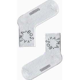 Resim Carnaval Socks Boş Yapma Yazılı Desenli Renkli Spor Çorap 