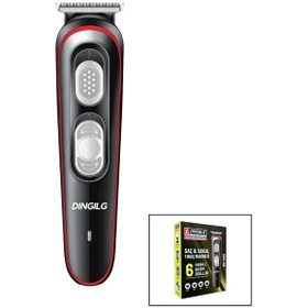 Resim Saç - Sakal Kesme Traş Makinesi 6 Farklı Kesim Usb Şarjlı 2 