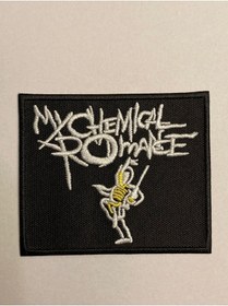 Resim StüdyoÜmitTişört My Chemıcal Romance Patch-peç,arma Ve Kot Yaması (7,5x6,3cm) 