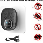 Resim Ultrasonik Kedi Fare Sürüleri ve Böcekleri Sürükle - Akıllı Çip Teknolojisi, USB Güçlü Ses Dalgası Teknolojisi, Tüm Ev İçin Sürükle, 36V veya Altı, Elektrik Gerektirmez, Böcek Sürükleme Ses Dalgası Teknolojisi, Modern Ev Dekoru, Dayanıklı Abs Malzeme 