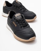 Resim CCWAY AYAKKABI Bağcıklı Kadın Spor Ayakkabı; SİYAH VİZON 