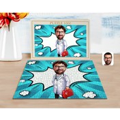 Resim Bk Gift Kişiye Özel Erkek Acil Tıp Teknisyeni Karikatürlü 1000 Parça Profesyonel Puzzle-1 