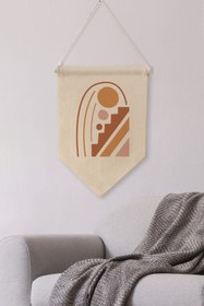 Resim Mutfak Duvar Dekoru, Pinterest Oda Dekoru, Boho Kanvas Flama Askılı Duvar Örtüsü Ve Süsü NO:463 - Renkli - 8 / 21 x 30 
