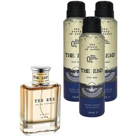 Resim The EndErkek Parfüm EDT 100 ML + Deodorant 3 x 150 ML 