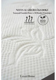 Resim Premium Sıvı Geçirmez Yatak Alezi Ultra Sessiz Fitted Tam Kenar Lastikli Nefes Alabilir Yatak Ko Çok Renkli 