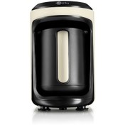 Resim Karaca Hatır Hüp 2 in 1 Türk Kahve Makinesi \u002F Filtre Kahve Makinesi Soft Cream 