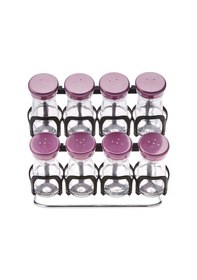 Resim Karaca Ocha Mor 9 Parça Baharat Takımı 