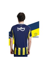 Resim Fenerbahçe Lisanslı 2025/26 Çubuklu Yeni Sezon Forma Sarı - Lacivert 