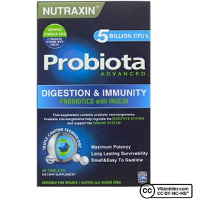 Resim Nutraxin Probiota Advanced Probiyotik 60 Tablet 