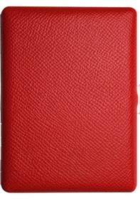 Resim Pearl Japan Cosmos Deri Uzun Sigara Tabakası Noblesse Kırmızı 9lu 