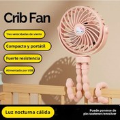 Resim Ayarlanabilir Tripod Ve Usb Şarjlı Taşınabilir Elektrikli Vantilatör Aydınlatma Stili3, 