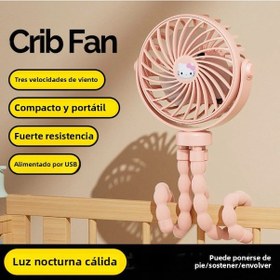 Resim Ayarlanabilir Tripod Ve Usb Şarjlı Taşınabilir Elektrikli Vantilatör Aydınlatma Stili3, 