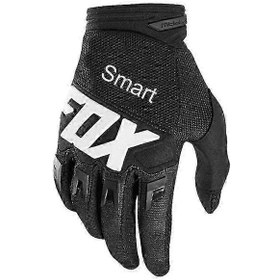 Resim Smart Fox İçin Dağ Bisikleti Eldivenleri - Dirtpaw Motocross Yarış Eldivenleri Off Road Bisikleti Siyah---siyah Xxl 