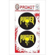 Resim Punısher 3d Damla 2 Li Sticker Logo 3 
