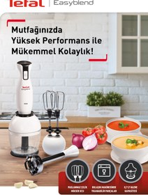 Resim Tefal HB1811 Easyblend 1000 W 0.7 L Beyaz Blender Seti 