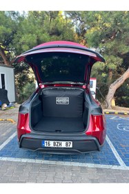 Resim woinbo Tesla Model Y ve Juniper Uyumlu Sünger Yatak / Taşıma Çantalı 