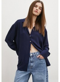 Resim Viskon Basic Gömlek Lacivert Lacivert 