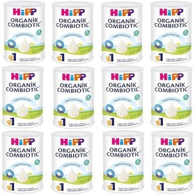 Resim Hipp Organik 1 Bebek Sütü 350 G 12 Adet 