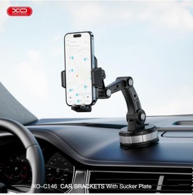 Resim Vantuzlu Araç İçi Ve Masaüstü 360 Derece Döner Başlıklı Ve Katlanabilir Telefon Tutucu 