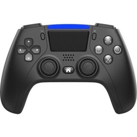 Resim Case 4U - C4u Sony Playstation 4 C-shock Oyun Kolu Siyah - Pc / Ios / Androıd / Ps4 Uyumlu 