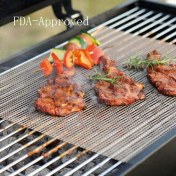 Resim Nevi Mangal Barbekü Örtüsü PTFE Teflon® Örgü 5’li Paket 40x33 cm 