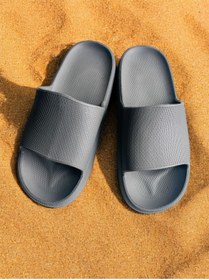Resim Shoebuo Unisex Kadın Erkek Plaj Havuz Deniz Günlük Terlik Ev Plaj Banyo Kaymaz Taban Terlik 
