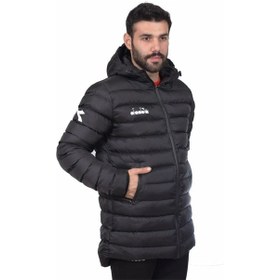 Resim Diadora Roy Anarok Siyah Erkek Şişme Uzun Mont - Royanaroksiyah Siyah 