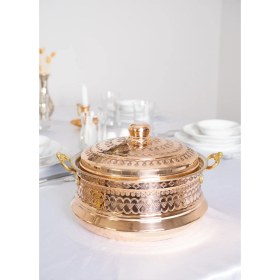 Resim Bakır Concept Bakır Tencere Mardin İşlemeli Model 3 Litre Bakır Renk 