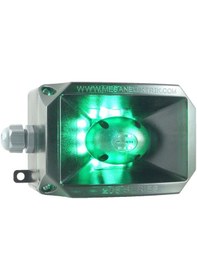 Resim Mesan Küp Led Multifonksiyon 43 Ses Siren Yeşil 220vac Ms 229.2.110-220vac 