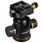 Resim Xindoker Alaşımlı Alüminyum Tripod Başlığı - 3kg Taşıma Kapasitesi, 360 Dönüş, Hızlı Kurulum, Panoramik Çekim İçin İdeal 