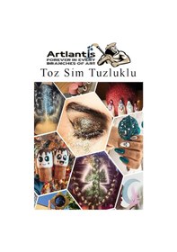 Resim Gümüş Gri Toz Sim Tuzluklu 7 Gr 3 Adet Renkli Toz Sim Epoksi Reçine Okul Etkinlik Dekarasyon Slime 