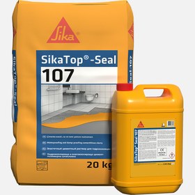 Resim Sikatop Seal 107 Çimento Esaslı Su Yalıtım Malzemesi Gri 25 kg Set 