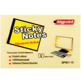 Resim Bigpoint Y.not Kağıdı 75x50 Sarı 