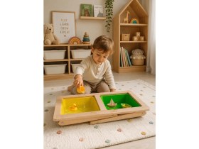 Resim Asrimo Marin Kontraplak Satranç ve Ludo Setiaktivite Masası 