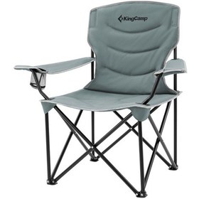 Resim Kingcamp Juniper Ultra Konforlu & Takviyeli Kamp Sandalyesi Grey Gri 