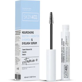 Resim Skin401 Biotin + Keratin Besleyici Kaş ve Kirpik Serumu 6.5 ml 