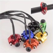 Resim Turcoshop11 Mavi Cnc Motor Stop Start Switch 22mm Gövde Ktm Honda Yamaha Atv Scooter 