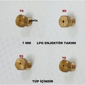 Resim FullYedek Eminçelik Ocak Lpg Tüp Dönüşüm Enjektör Memeleri Takım , Emin Çelik 7 Anahtar , 7 Lokma Ile Sökülür 