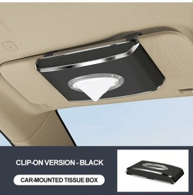 Resim Honeybeeshop Siyah Asılı Tarz Yüksek Kaliteli Suni Deri Araba Doku Kutusu Kaymaz Taban Dayanıklı Kolay Temizlenir Çoklu Renkler 