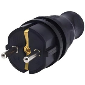 Resim Bylion 1x16a Kauçuk Erkek Fiş 950-001-0001/kef-f 
