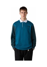 Resim The North Face M Color Block Relaxed Rugby Polo T-shirt - Nf0a8eeaeıx1-11325 Mavi 