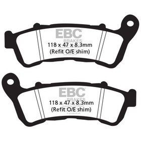 Resim EBC SFA388 SCOOTER FREN BALATASI 