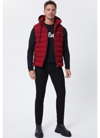Resim Lee Cooper Caspian Erkek Yelek Bordo-10845 Bordo 