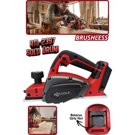 Resim Retools Bordo Şarjlı Planya Kafa 